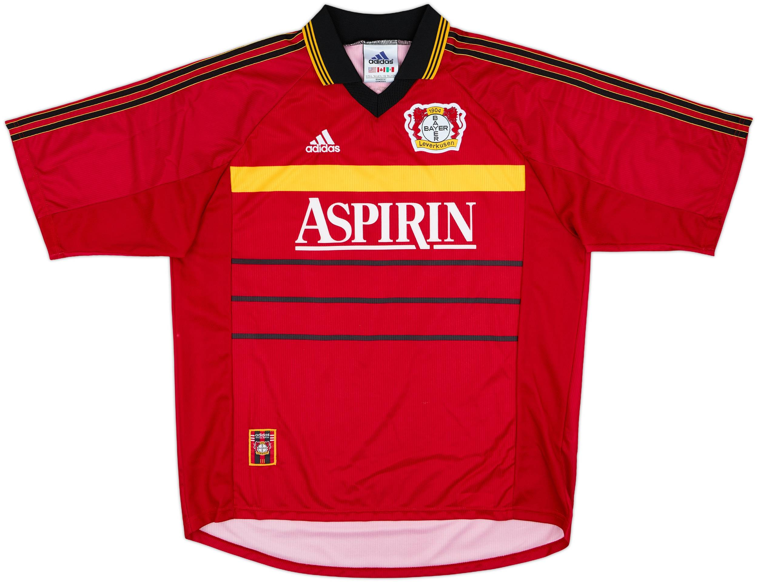 1998/00 Bayer 04 Leverkusen 1a Equipación