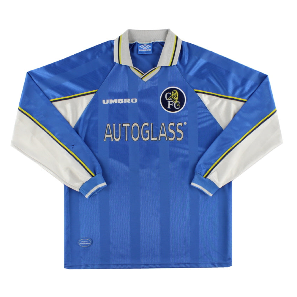 1997-99 Chelsea FC 1a Equipación Manga Larga