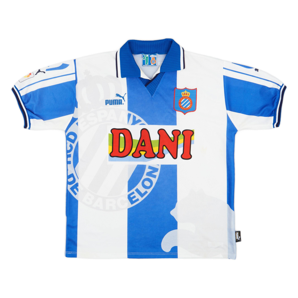 1997-98 RCD Espanyol 1a Equipación