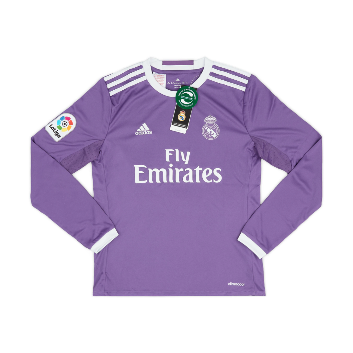 2016/17 Real Madrid CF 2a Equipación Manga Larga