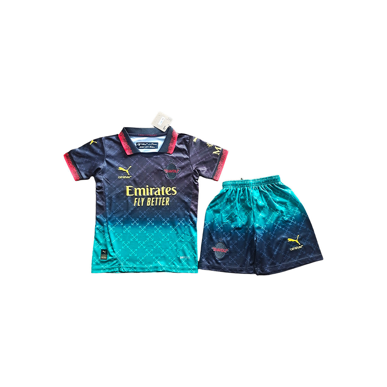 Conjunto Infantil 24/25 AC MilánFour/Kee Green