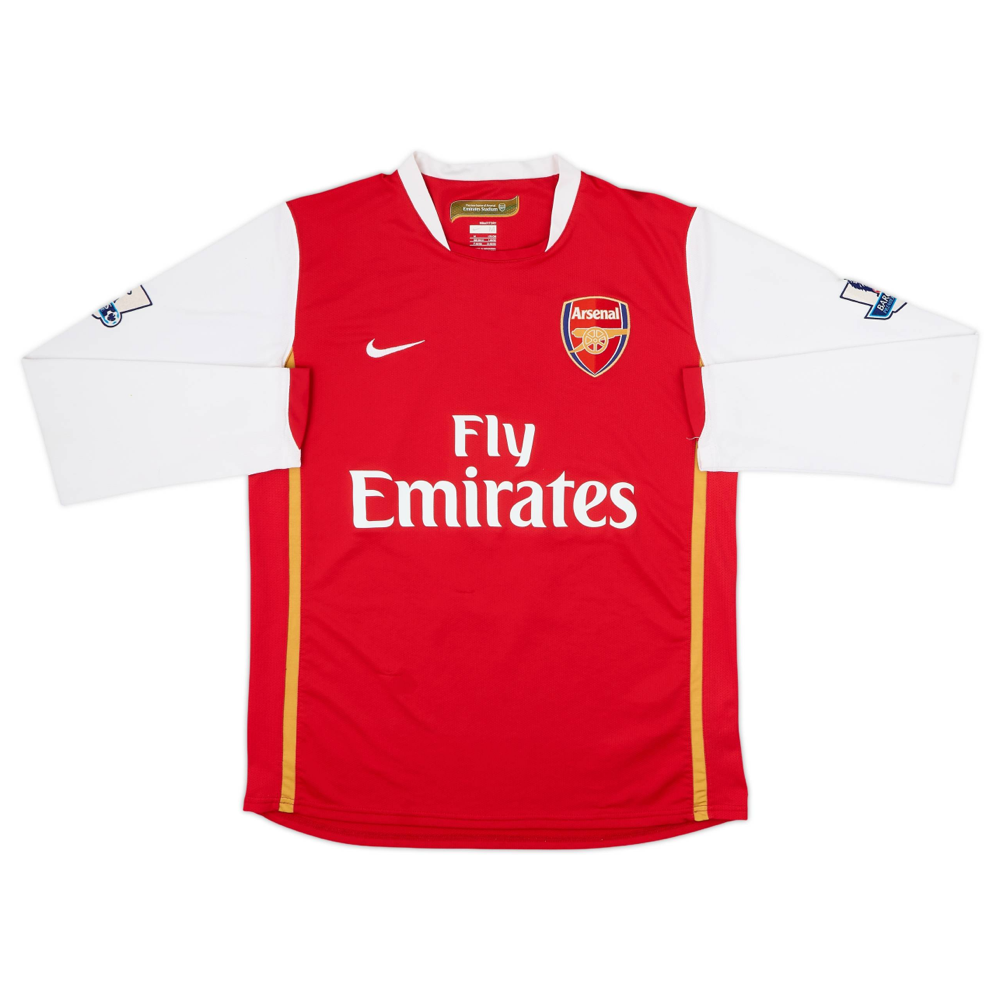 2006-08 Arsenal FC 1a Equipación Manga Larga