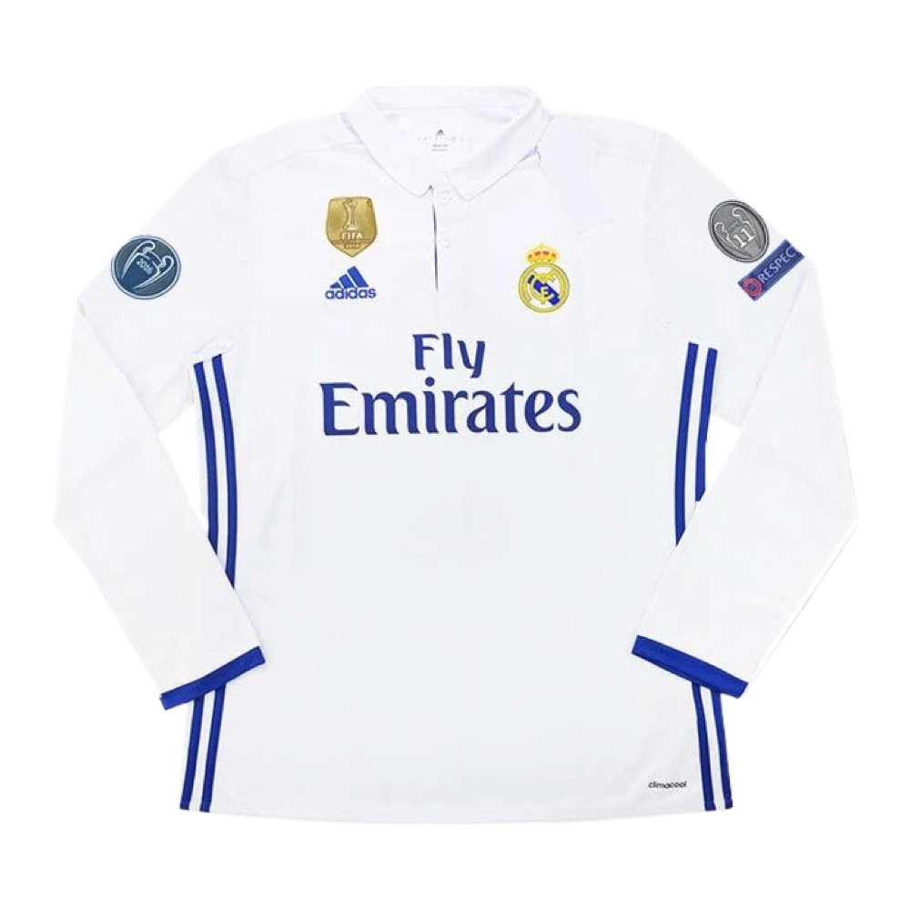 2016/17 Real Madrid CF 1a Equipación Manga Larga