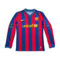 2009-10 FC Barcelona 1a Equipación Manga Larga
