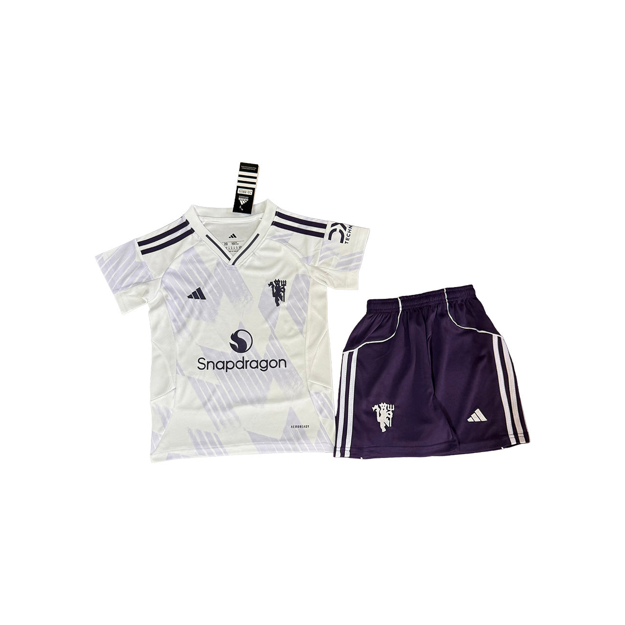 Conjunto Infantil 25/26 Manchester United Visitante