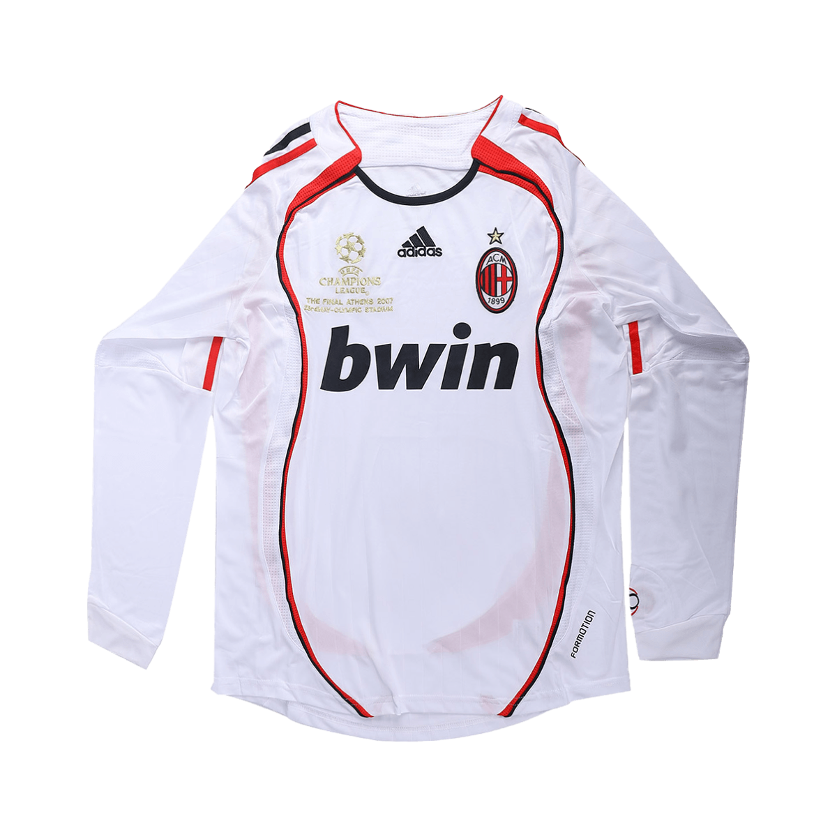 2006-07 AC Milan 2a Equipación Manga Larga