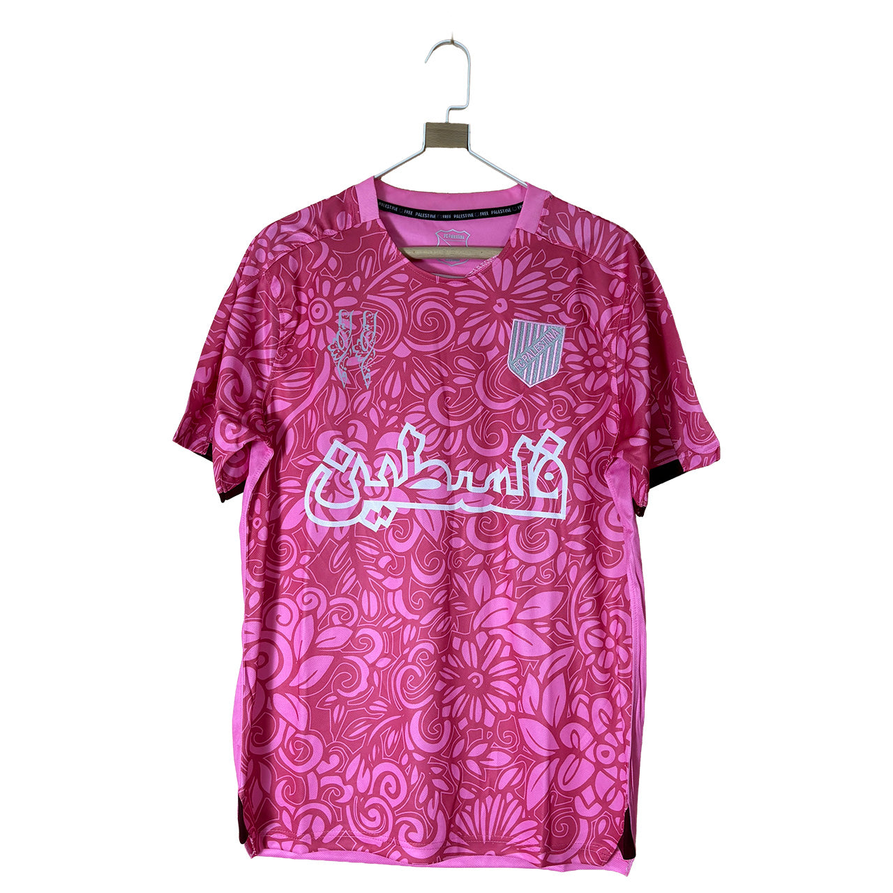 Camiseta EE Palestina Rosa Flores