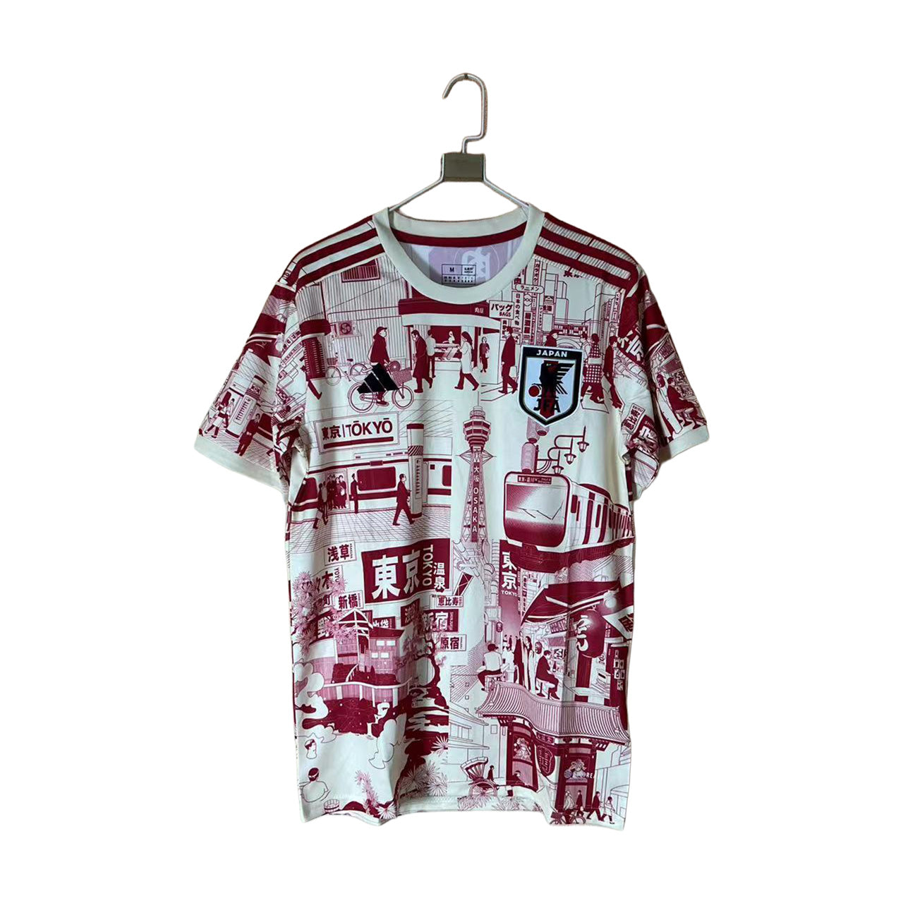 Camiseta EE Japón Rojo - Crema