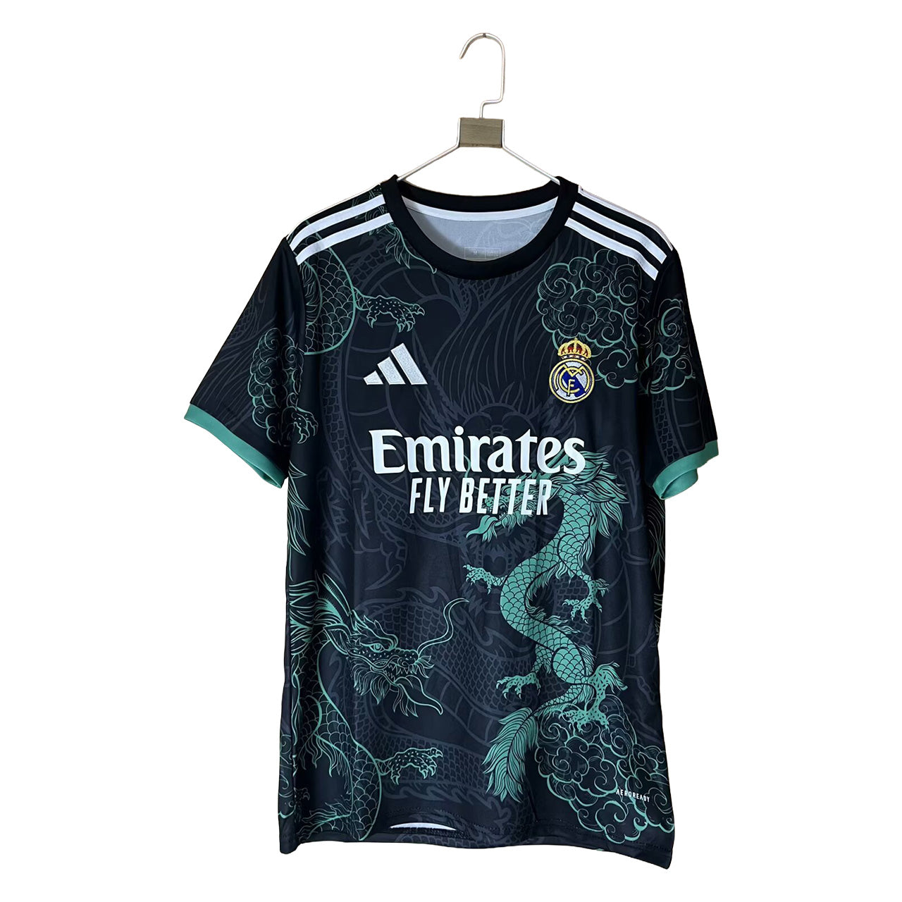 Camiseta EE Real Madrid Dragon Negro
