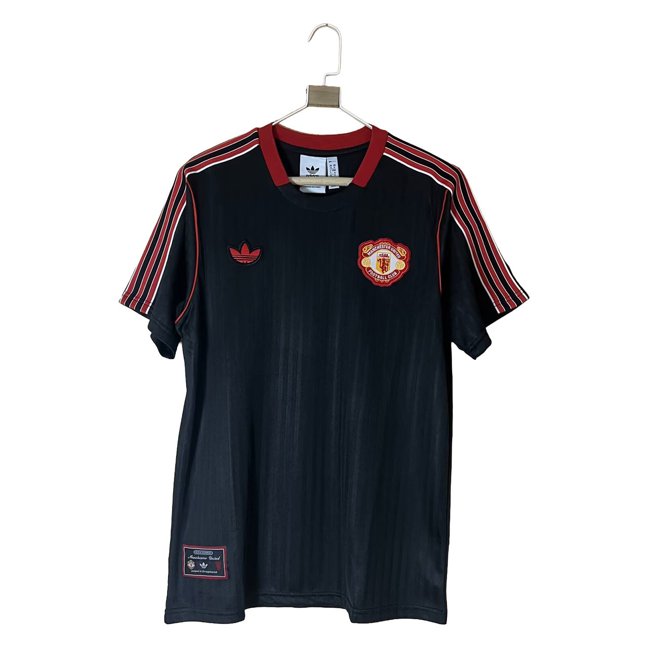 25 Camiseta EE Retro Manchester United EE Negro